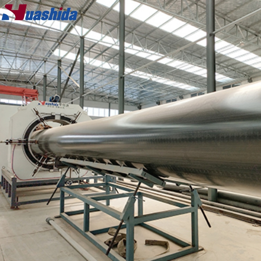 Single-screw HDPE Pipe Extrusion Line with Vacuum Calibration and PLC Automation for Water Gas Pressure Pipes