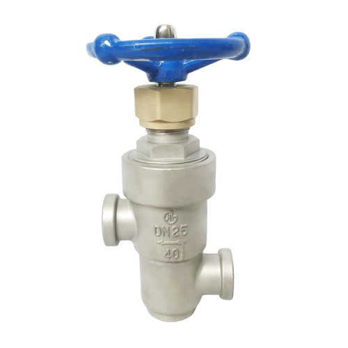 La pression moyenne cryogénique industrielle de la manière Ss304 du robinet d