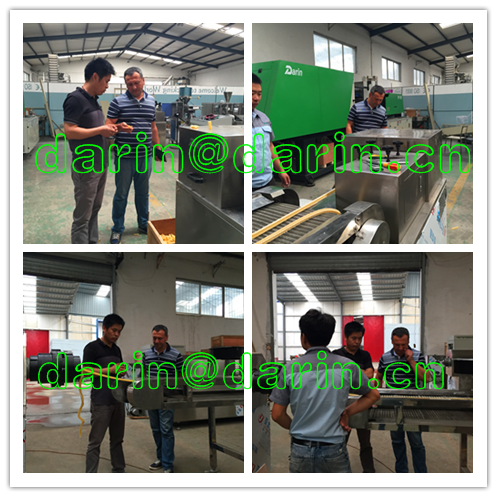 Máquina soprada da extrusora do alimento/fritura da linha da transformação de produtos alimentares do petisco