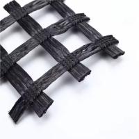 Reinforce Retaining Walls BX Polyester Geogrids For Roads And Pavements