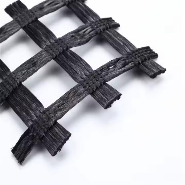 Reinforce Retaining Walls BX Polyester Geogrids For Roads And Pavements
