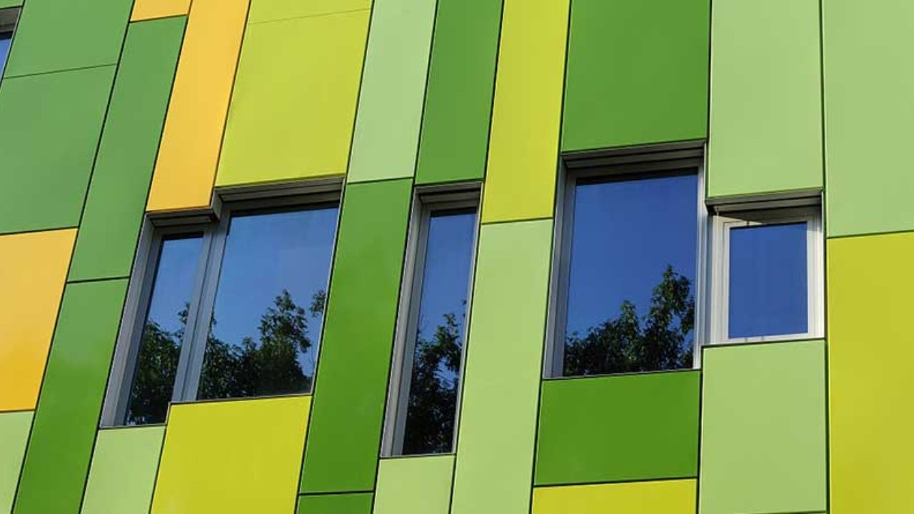 PVDF ACP Sheets - Architectural Cladding Panels for Buildings  with PVDF Coating, Fire-Retardant Core, and Lightweight Structure for Architectural Cladding
