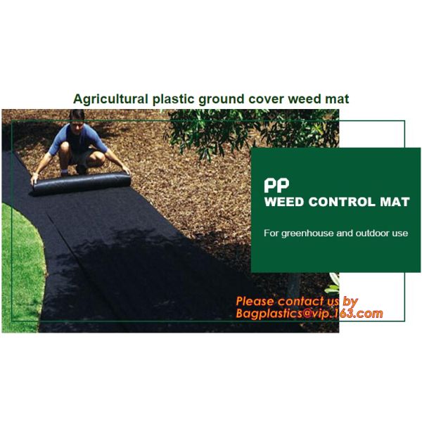 PP woven weed mat,ground cover, black fabric,weed barrier for agriculture, weed killer fabric, agricultural anti weed ma