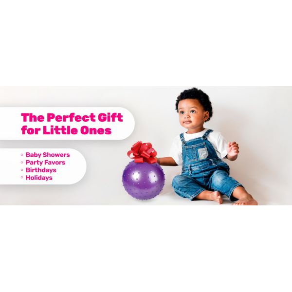 Large Bouncy Balls Bulk Inflatable Sensory Balls Soft Massage Stress Plastic Balls for School Party Play