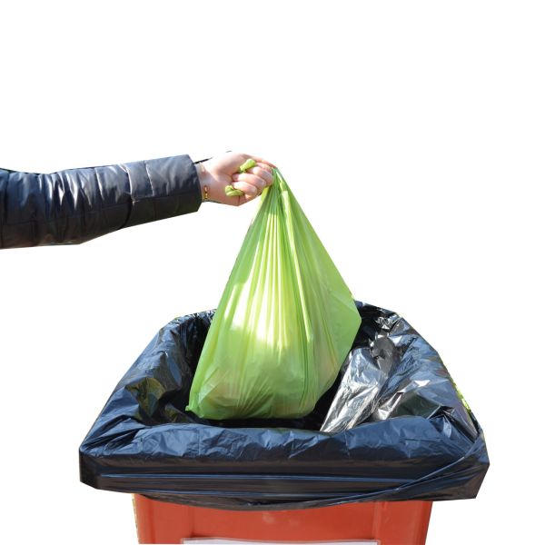 Сумки PLA вкладышей хлама кухни, 44x44cm 24 сумки компоста микрона для пищевых отходов