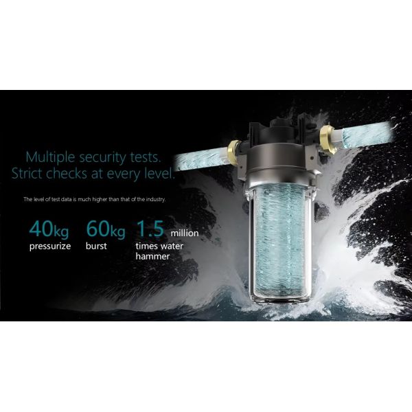 Smart Water Pre Filter with Color Indicator Tool Free Design and High Pressure Resistance