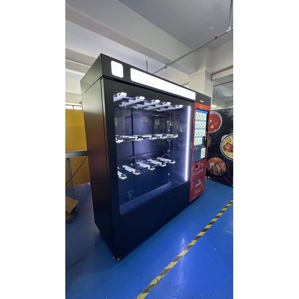 Automated Clothes Vending Machine with Hanging Slot Multiple Payment Systems and Customizable Stickers