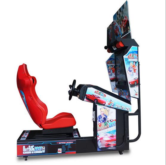 32 Inch Car Simulator Racing Arcade Machine W1130 * D1657 * H2109mm Size