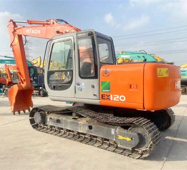 Good Condition 12000 KG Hitachi EX120-5 Crawler Excavator With Original Hydraulic Pump