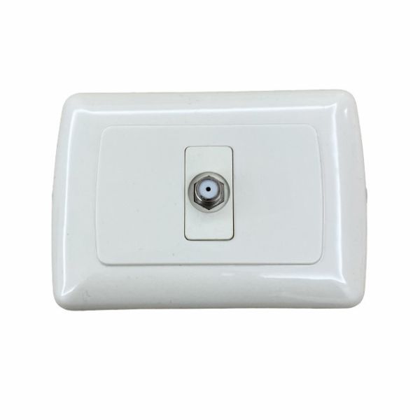 Home TV Wall Socket 10A Plastic Electrical Wall Socket