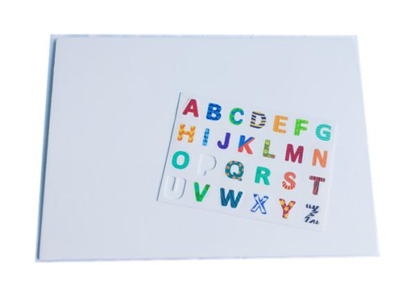 Eco Friendly TPE Sticker Magnetic Letters Alphabet Static NO Glue