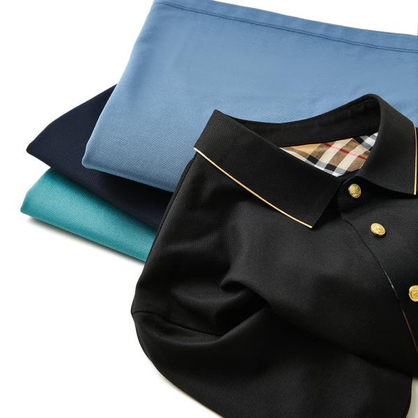 Cores personalizadas camisetas de polo sem costura para homens com tecido anti-rugas e algodão 100%