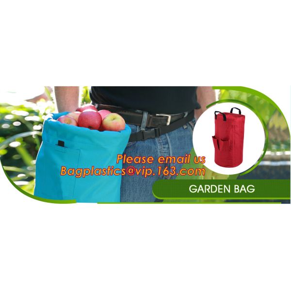 Плантатор сада пластмассы полиэтилена ЛДПЭ кладет в мешки для овоща, дерева и саженец цветка, ЛДПЭ пластмассы отверстия 15 ГАЛЛОНОВ растет б