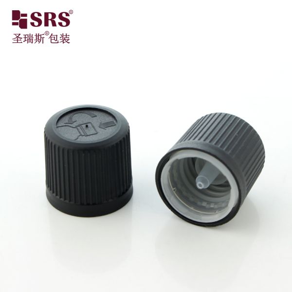 5ml 10ml 15ml 30ml 50ml 100ml 18/415 Empty Glass Bottles With Child Resist Cap Pattern Essential Oil Bottle Luxury