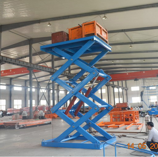Heavy Duty Stationary Hydraulic Scissor Lift Table Customizable Platform Size and Lift Height for Vertical Lifting