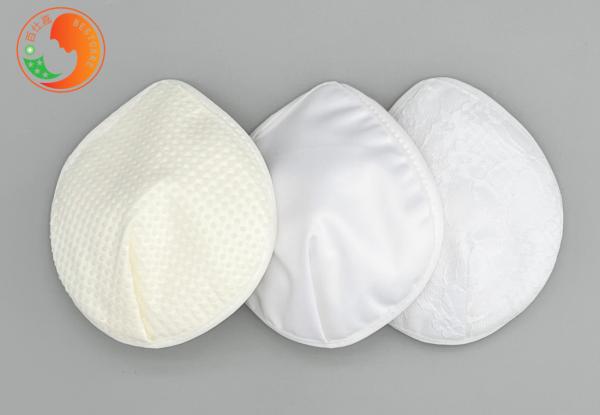 Drop Shape Washable Breast Pads Milk Feeding OEM Reusable Nipple Pads