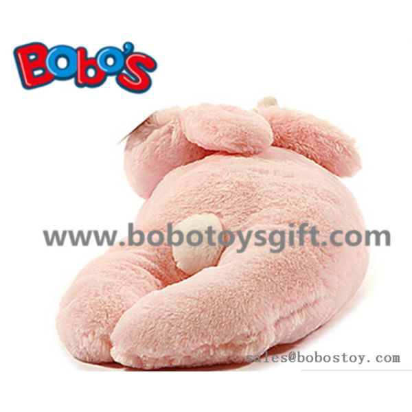 Soft Plush Pink Color Rabbit Stuffed Animal Toy Long Bunny Body Pillow