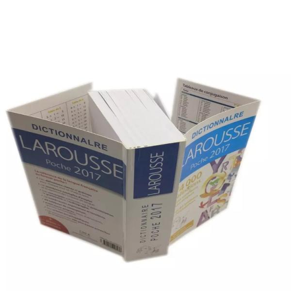 Dictionary Offset Printing Service Paperboard Art Paper Cmyk Color