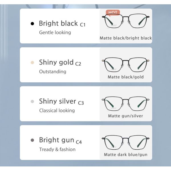 Не CE объективов Очкиes виска кабеля титана рецепта ясный