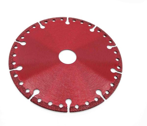 vacuum brazes metal cutting diamond saw with universal cutting purpose, rescue purpose diamond circular blade