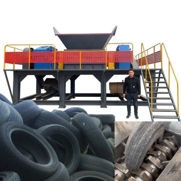 Vertical Rotating Screen Shredder for Rubber Tire Cutting Machine 24/7 Online Support