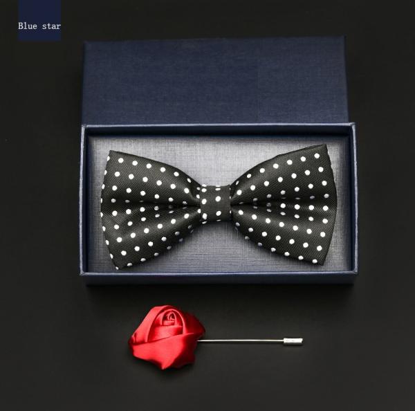 Wholesale Mens Bow Ties Custom Fancy Silk Woven Bow Tie Jacquard Fabric