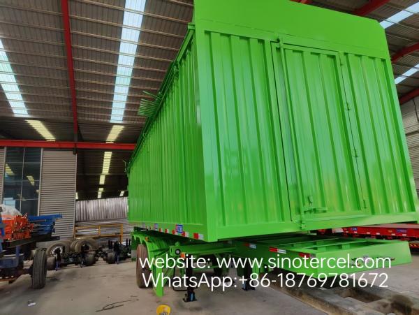 Enclosed Heavy-Duty Cargo Semi-Trailer 30-50 Ton Capacity