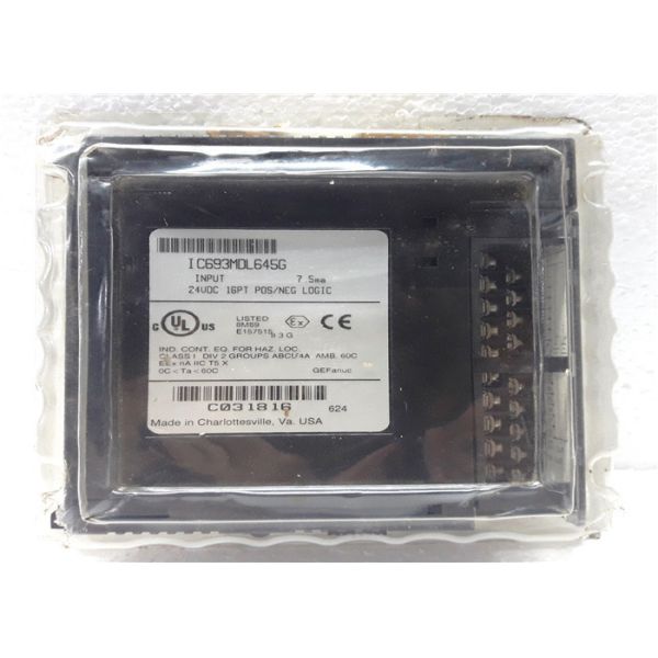 Модуль интерфейса ИК693МДЛ645 управлением 16 пунктов входной сигнал положительной/отрицательной логики 24 ДК вольта