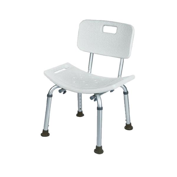 Bathroom Shower Chair Bath Seat with Back for Disabled