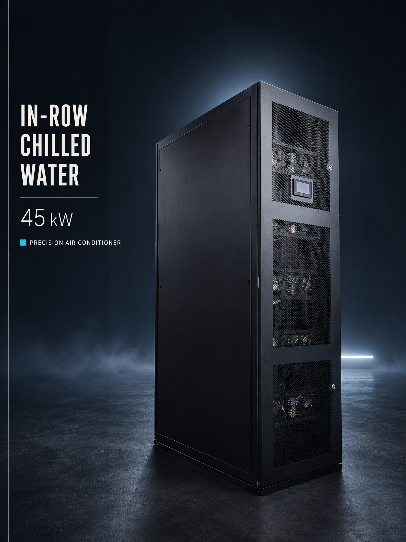 45kW Chilled Water In-row Precision Air Conditioning Unit, Close Coupled Cooling for Data Center Hotspot Mitigation