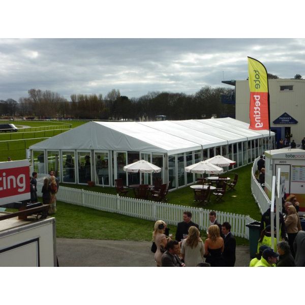 Glass Wall Clearspan Structure Large Wedding Tents 25x25m Large Party Carpas