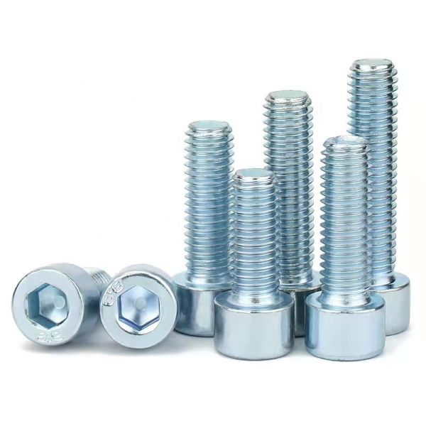 GB70 White Blue Zinc Hex Round Head Galvanizing Screw Hexagon Socket Head Screw M5 Hot Item in Metric Measurement System