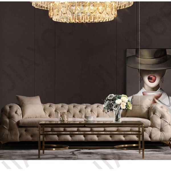Led Light Bedroom Lamps Ceiling Modern Luxury Crystal Lamp Villa Living Room Pendant Light (WH-CY-270)