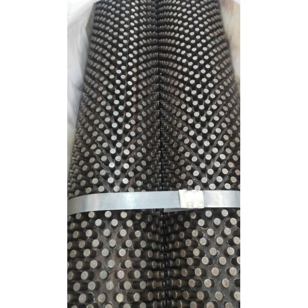 Black Welded Pipe ДЕЛЛОК Застегнутая труба с ногтями для теплопередающего котла