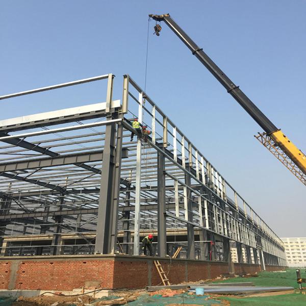 Large Span Pre Engineered Steel Warehouse Prefabricated Steel Structure Cold Room Storage