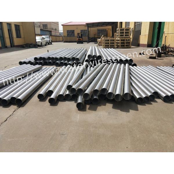 China Vee Shaped Wire Wrapped Screen For Municipal Water Supply System