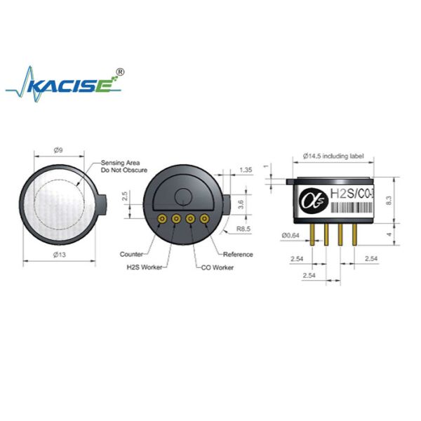IRC-A1 Carbon Dioxide Infrared Sensor with Fast Response Time, Low Operating Voltage, and Quick Warm-up