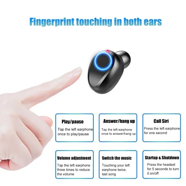 Наушник банка силы Bluetooth 5,0 с дисплеем СИД IPX7 водоустойчивым