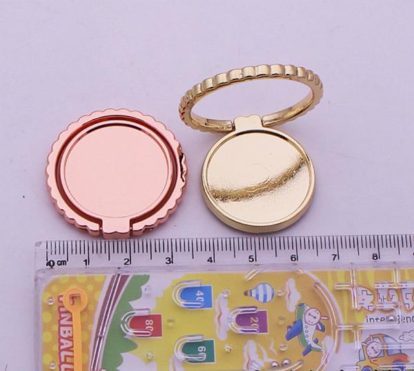 Sublimation-Ready Ring Clip Blanks Customizable Phone Ring Stand