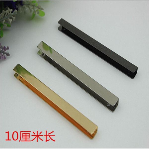 Handbag metal fittings 100 mm length light gold decorative bag corner protector