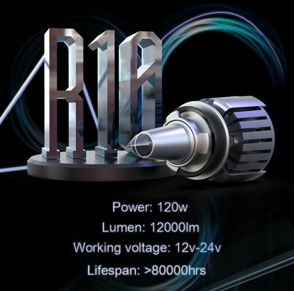 12v H11 Led Headlight Bulb , Etclite 6000k Halogen Headlight Bulbs
