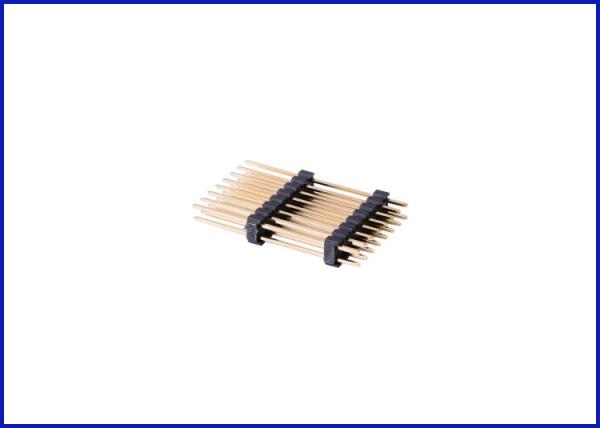 Pitch2.54 mm 2*8P header connector Black Brass material Gold-plated Environmental protection