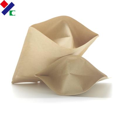 Sacos de papel recicláveis de 180mic Kraft para o empacotamento de alimento seco