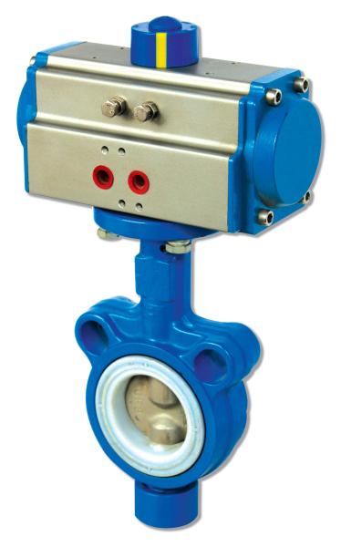 3 vias válvula de esferas pneumática atuador de válvula borboleta OEM
