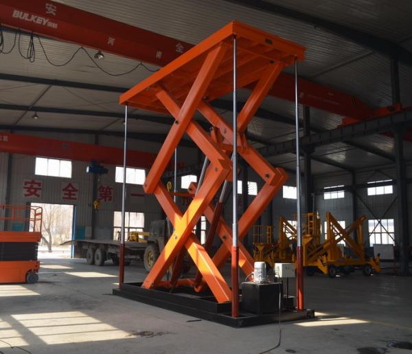 Customizable Stationary Hydraulic Scissor Lift for Heavy Duty and Customizable Cargo Handling
