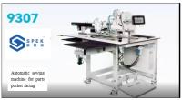 Máquina de coser automática para piezas de bolsillo con cara de máquina especial de coser