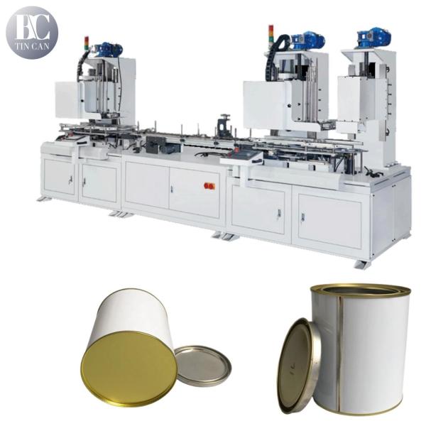 Máquina automática de estaño de 60 cpm para la industria de latas químicas