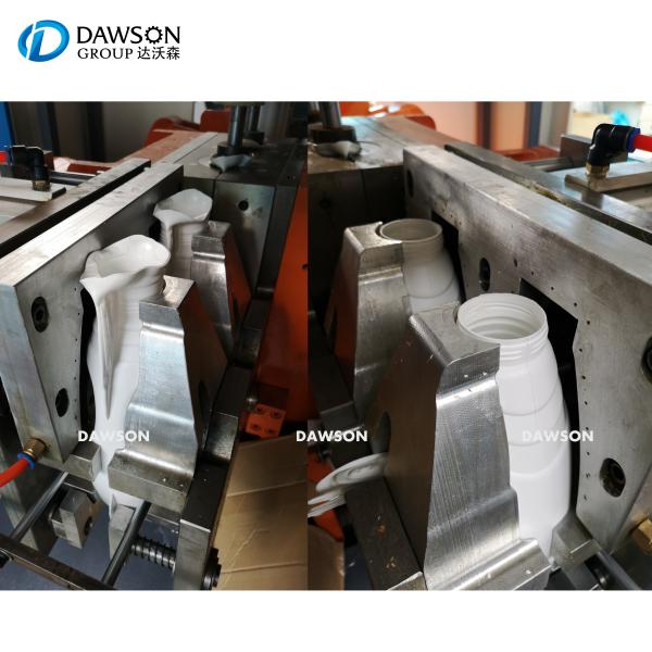 Various 4 Liter Automatic Plastic Blow Molding Machine 5.5kw Double Station