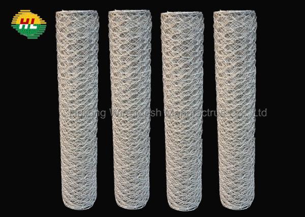 22 Gauge Chicken Mesh Wire Diameter 25.4mm Galvanized ISO Certificate