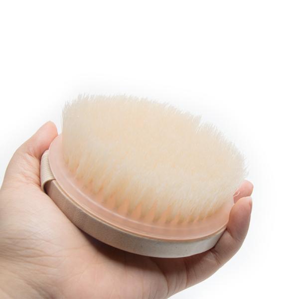 Cruelty Free Fiber Bristle Brush Massage Brush For Body Cellulite Exfoliating